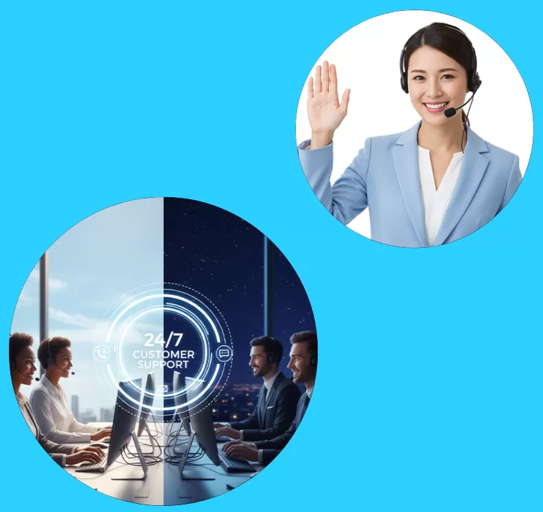 Bộ phận hỗ trợ khách hàng 24/7